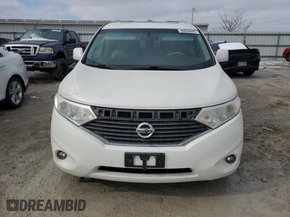 2012 Nissan Quest SL with VIN JN8AE2KPXC9033104, listed as a Copart auction lot 46652845 with 152,178 mi miles and Non Repairable. Bid and sale history available at carsss.com. Image 5.