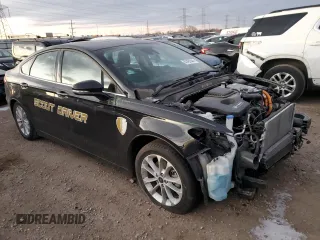 2020 Ford Fusion Hybrid SEL with VIN 3FA6P0MU4LR162162, listed as a Copart auction lot 83429844 with 85,380 mi miles and Salvage Title. Bid and sale history available at carsss.com. Image 4.