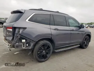 2021 Honda Pilot Special Edition with VIN 5FNYF5H25MB047648, listed as a Copart auction lot 49477835 with 31,900 mi miles and Salvage Title. Bid and sale history available at DreamBid. Image 3.