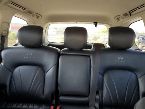 2012 Infiniti QX56 8-passenger with VIN JN8AZ2ND3C9715246, listed as a Copart auction lot 65322224 with 257,610 mi miles and Salvage Title. Bid and sale history available at carsss.com. Image 10.