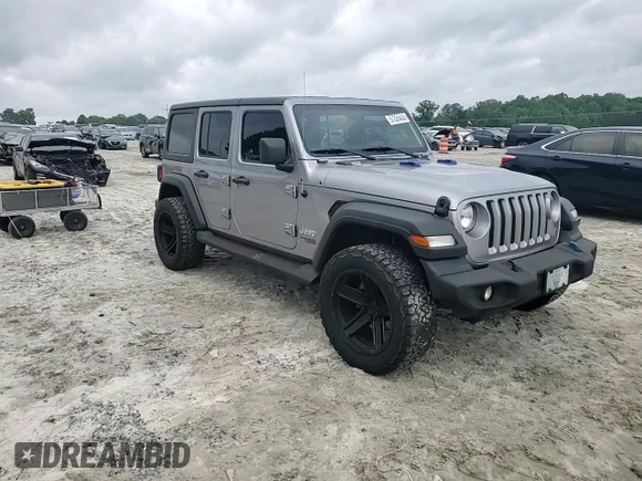 2021 Jeep Wrangler Unlimited Sport S with VIN 1C4HJXDGXMW515137, listed as a Copart auction lot 57226435 with 68,506 mi miles and Salvage title. Bid and sale history available at DreamBid. Image 13.