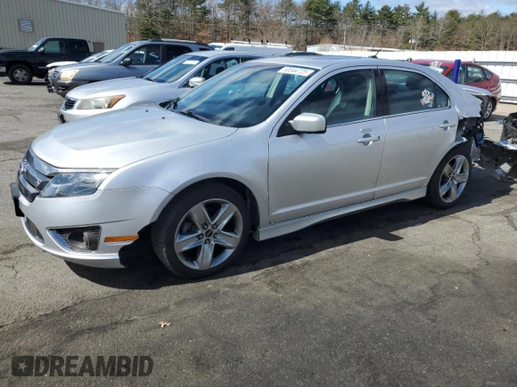 2011 Ford Fusion SPORT with VIN 3FAHP0KC5BR228896, listed as a Copart auction lot 50044725 with 47,049 mi miles and Salvage Title. Bid and sale history available at carsss.com. Image 1.