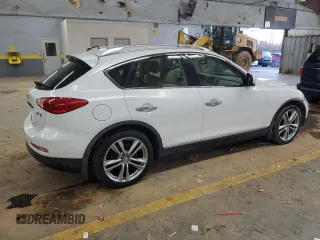 2012 Infiniti EX Journey with VIN JN1AJ0HR2CM451564, listed as a Copart auction lot 84375224 with 137,388 mi miles and Salvage Title. Bid and sale history available at DreamBid. Image 3.