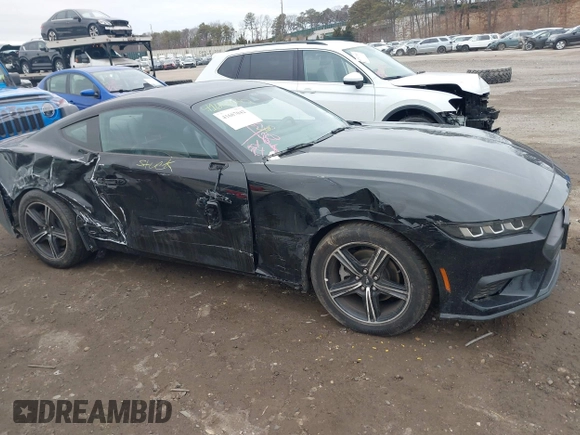 2024 Ford Mustang EcoBoost with VIN 1FA6P8TH0R5134826, listed as a IAAI auction lot 41687042 with 22,647 mi miles. Bid and sale history available at carsss.com. Image 13.