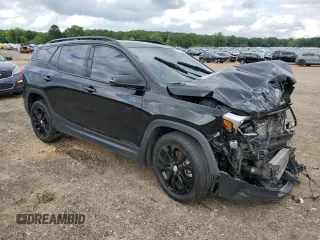 2020 GMC Terrain SLT with VIN 3GKALPEXXLL122211, listed as a Copart auction lot 56239495 with 96,618 mi miles and Salvage title. Bid and sale history available at DreamBid. Image 4.