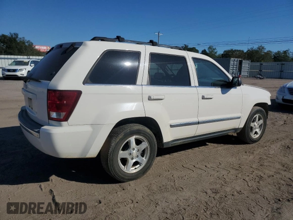 2006 Jeep Grand Cherokee Limited with VIN 1J4HS58N26C135993, listed as a Copart auction lot 76348414 with 120,934 mi miles and Salvage title. Bid and sale history available at DreamBid. Image 3.