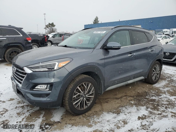 2021 Hyundai Tucson Limited with VIN KM8J33AL6MU336302, listed as a Copart auction lot 86527464 with 80,940 mi miles and Clean Title. Bid and sale history available at carsss.com. Image 1.