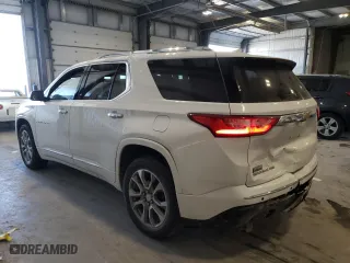 2021 Chevrolet Traverse Premier with VIN 1GNEVKKW0MJ233307, listed as a Copart auction lot 88956185 with 51,104 mi miles and Salvage Title. Bid and sale history available at carsss.com. Image 2.
