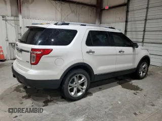 2015 Ford Explorer Limited with VIN 1FM5K8F89FGB49773, listed as a Copart auction lot 46528375 with 96,557 mi miles and Salvage Title. Bid and sale history available at DreamBid. Image 3.