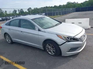 2016 Hyundai Sonata SE with VIN 5NPE24AF9GH355823, listed as a IAAI auction lot 42081692 with 156,394 mi miles and . Bid and sale history available at carsss.com. Image 1.
