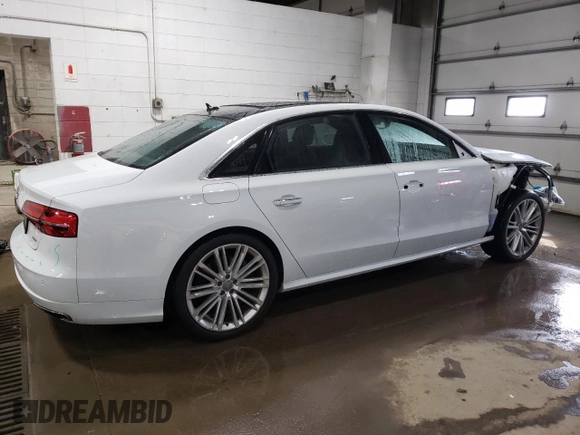 2017 Audi A8 z VIN WAU44AFD5HN007429, wystawiony jako Copart lot #45166564 z przebiegiem 59 423 mil mil oraz Nie do naprawy • Non repairable. Historia ofert i sprzedaży dostępna na DreamBid. Obrazek 3.
