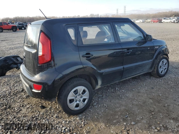 2012 Kia Soul with VIN KNDJT2A57C7377289, listed as a Copart auction lot 43371225 with 162,468 mi miles and Salvage Title. Bid and sale history available at carsss.com. Image 3.