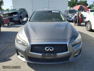 2017 Infiniti Q50 2.0t with VIN JN1CV7AP7HM641561, listed as a Copart auction lot 53192645 with 179,317 mi miles and Clean Title. Bid and sale history available at carsss.com. Image 5.