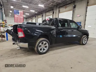 2020 Ram 1500 Big Horn with VIN 1C6SRFFT5LN117445, listed as a Copart auction lot 58014325 with 79,345 mi miles and Salvage title. Bid and sale history available at DreamBid. Image 3.