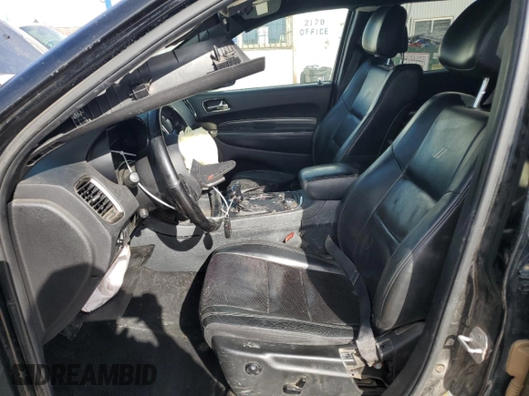 2020 Dodge Durango R/T with VIN 1C4SDJCT0LC214689, listed as a Copart auction lot 46547135 with 124,198 mi miles and Salvage title. Bid and sale history available at DreamBid. Image 7.
