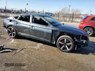 2023 Audi A5 Sportback S line Premium Plus with VIN WAUFACF55PA053337, listed as a Copart auction lot 43801904 with 1,867 mi miles. Bid and sale history available at carsss.com. Image 4.