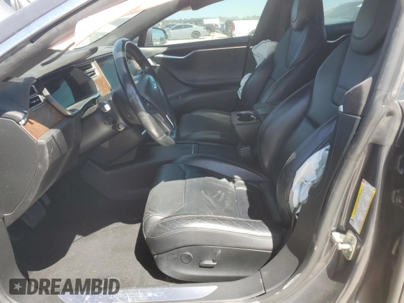 2017 Tesla Model S 100D with VIN 5YJSA1E20HF194600, listed as a Copart auction lot 49068495 with 52,023 mi miles and Salvage title. Bid and sale history available at DreamBid. Image 7.
