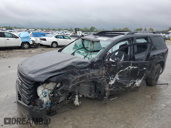 2022 GMC Acadia SLT with VIN 1GKKNUL49NZ103201, listed as a Copart auction lot 50155634 with Not provided miles and Salvage title. Bid and sale history available at DreamBid. Image 1.