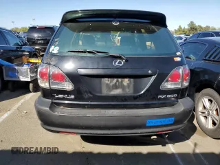 2001 Lexus RX 300 with VIN JTJHF10U110206873, listed as a Copart auction lot 53180474 with 0 mi miles and Salvage Title. Bid and sale history available at carsss.com. Image 6.