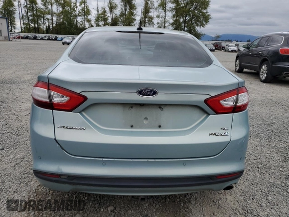 2013 Ford Fusion SE Hybrid with VIN 3FA6P0LU1DR244336, listed as a Copart auction lot 54673405 with 144,180 mi miles and Salvage Title. Bid and sale history available at carsss.com. Image 6.
