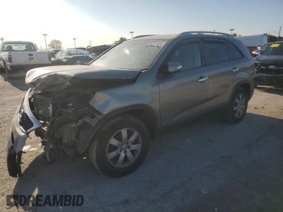 2012 Kia Sorento LX with VIN 5XYKTDA62CG228798, listed as a Copart auction lot 68251484 with 118,618 mi miles and Salvage Title. Bid and sale history available at carsss.com. Image 1.