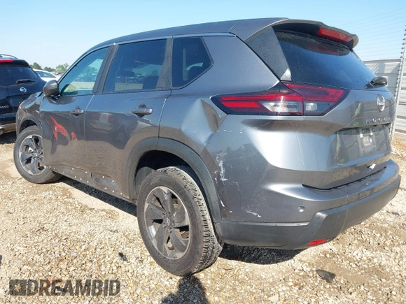 2024 Nissan Rogue SV with VIN 5N1BT3BA7RC704470, listed as a IAAI auction lot 42045775 with 25,288 mi miles and . Bid and sale history available at carsss.com. Image 3.