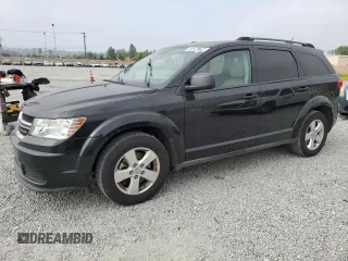 2013 Dodge Journey SE with VIN 3C4PDCAB7DT597063, listed as a Copart auction lot 55896734 with 140,847 mi miles and Clean Title. Bid and sale history available at carsss.com. Image 1.