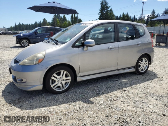 2007 Honda Fit Sport with VIN JHMGD37617S043208, listed as a Copart auction lot 64594825 with 210,672 mi miles and Clean title. Bid and sale history available at DreamBid. Image 1.