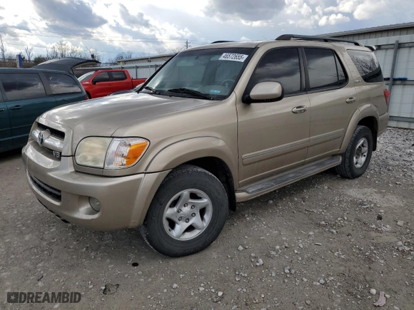 2006 Toyota Sequoia Limited with VIN 5TDBT48A16S268999, listed as a Copart auction lot 46572655 with 206,496 mi miles and Clean Title. Bid and sale history available at carsss.com. Image 1.