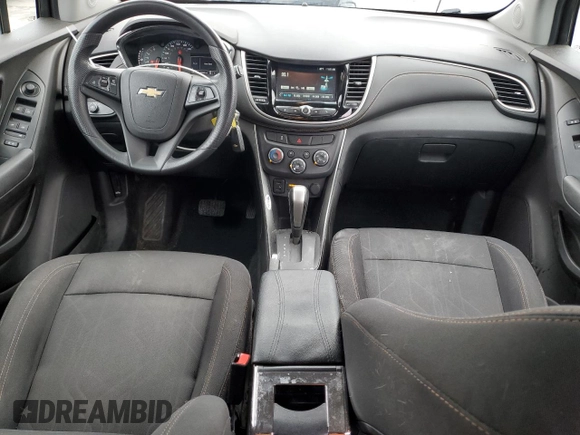 2017 Chevrolet Trax LT with VIN 3GNCJPSB6HL247790, listed as a Copart auction lot 54567685 with 68,689 mi miles and Salvage Title. Bid and sale history available at carsss.com. Image 8.