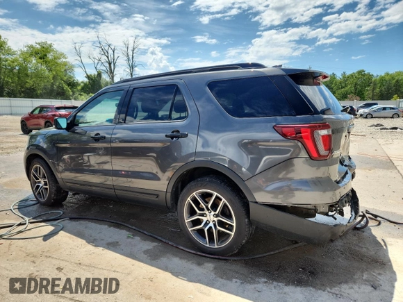 2016 Ford Explorer Sport with VIN 1FM5K8GT1GGC55736, listed as a Copart auction lot 62737955 with 104,413 mi miles and Non repairable. Bid and sale history available at DreamBid. Image 2.