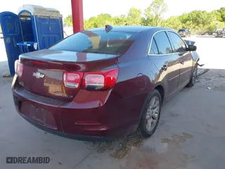 2015 Chevrolet Malibu LT with VIN 1G11C5SL0FF258582, listed as a IAAI auction lot 41770803 with 195,628 mi miles. Bid and sale history available at carsss.com. Image 4.
