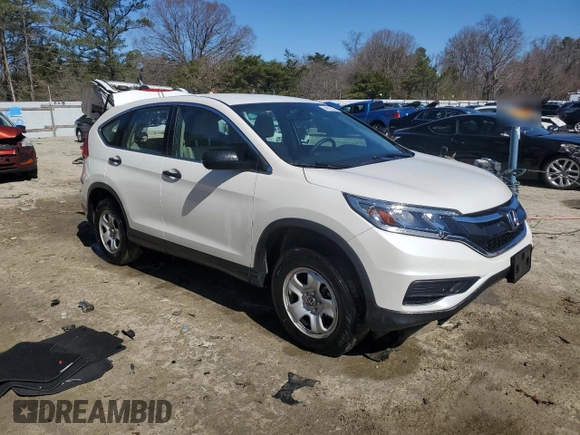 2016 Honda CR-V LX with VIN 5J6RM4H33GL070306, listed as a Copart auction lot 49057895 with 60,118 mi miles and Salvage Title. Bid and sale history available at DreamBid. Image 4.