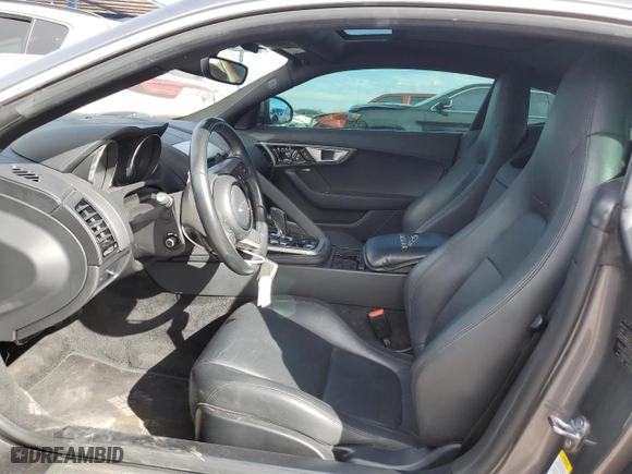 2017 Jaguar F-TYPE Premium with VIN SAJWA6AT3H8K46803, listed as a Copart auction lot 43191515 with 43,677 mi miles and Salvage Title. Bid and sale history available at carsss.com. Image 7.