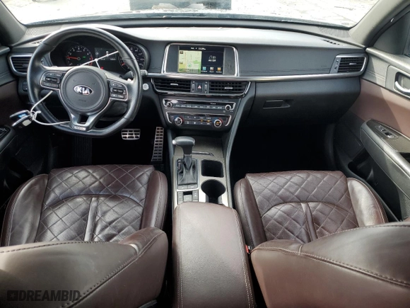 2017 Kia Optima SX Limited with VIN 5XXGV4L26HG160673, listed as a Copart auction lot 43617975 with 35,064 mi miles and Salvage Title. Bid and sale history available at carsss.com. Image 8.