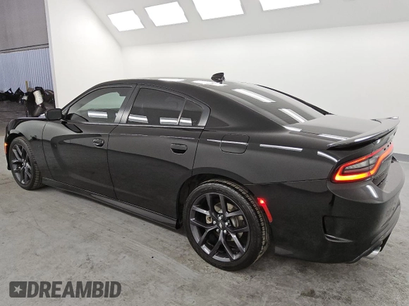 2021 Dodge Charger R/T with VIN 2C3CDXCT1MH616926, listed as a Copart auction lot 47827885 with 54,368 mi miles and Clean Title. Bid and sale history available at carsss.com. Image 2.