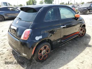 2015 FIAT 500e with VIN 3C3CFFGE8FT507311, listed as a Copart auction lot 62028985 with 59,608 mi miles and Clean title. Bid and sale history available at DreamBid. Image 3.