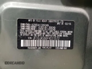 2015 Subaru Impreza Limited with VIN JF1GJAS66FH011572, listed as a Copart auction lot 81060254 with 111,121 mi miles and Non repairable. Bid and sale history available at DreamBid. Image 12.