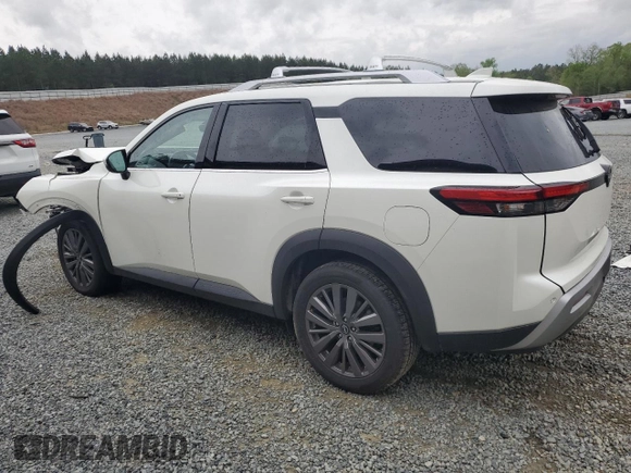 2023 Nissan Pathfinder SL with VIN 5N1DR3CB6PC203078, listed as a Copart auction lot 52146575 with 43,014 mi miles and Salvage title. Bid and sale history available at DreamBid. Image 2.