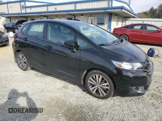 2017 Honda Fit EX-L with VIN 3HGGK5H87HM703475, listed as a Copart auction lot 89144625 with 63,911 mi miles and Salvage Title. Bid and sale history available at DreamBid. Image 4.