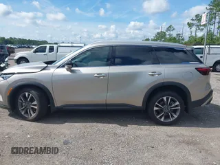 2024 Infiniti QX60 Luxe with VIN 5N1DL1FR6RC343763, listed as a IAAI auction lot 42686502 with 3,791 mi miles and . Bid and sale history available at DreamBid. Image 14.