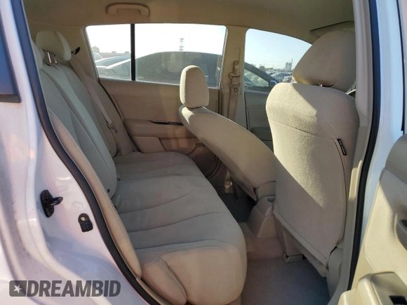 2008 Nissan Versa 1.8 S with VIN 3N1BC13E98L350841, listed as a Copart auction lot 47724015 with 69,743 mi miles and Salvage Title. Bid and sale history available at carsss.com. Image 10.