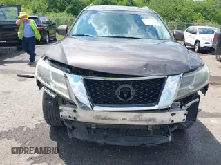 2015 Nissan Pathfinder SL with VIN 5N1AR2MNXFC689849, listed as a IAAI auction lot 42038551 with 165,019 mi miles and . Bid and sale history available at DreamBid. Image 6.