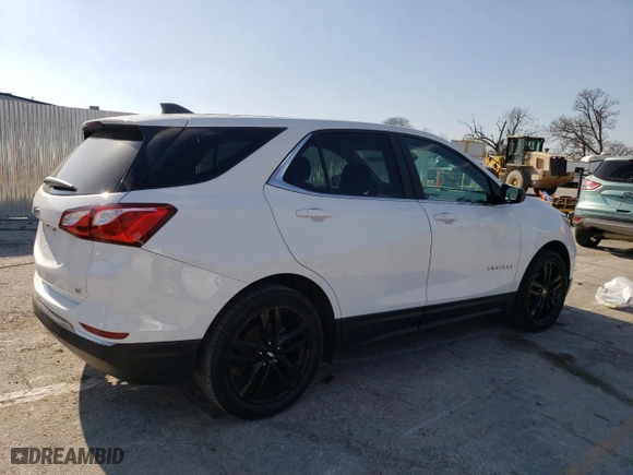 2021 Chevrolet Equinox LT with VIN 2GNAXKEV7M6133326, listed as a Copart auction lot 49143985 with 51,360 mi miles and Salvage Title. Bid and sale history available at carsss.com. Image 3.