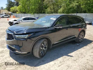 2022 Acura MDX w/Technology Package with VIN 5J8YD9H44NL001310, listed as a Copart auction lot 52868135 with 42,859 mi miles and Salvage Title. Bid and sale history available at carsss.com. Image 1.