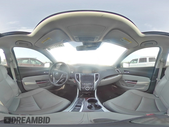 2015 Acura TLX Technology with VIN 19UUB2F5XFA009951, listed as a Copart auction lot 56991775 with Not provided miles and Salvage title. Bid and sale history available at DreamBid. Image 14.