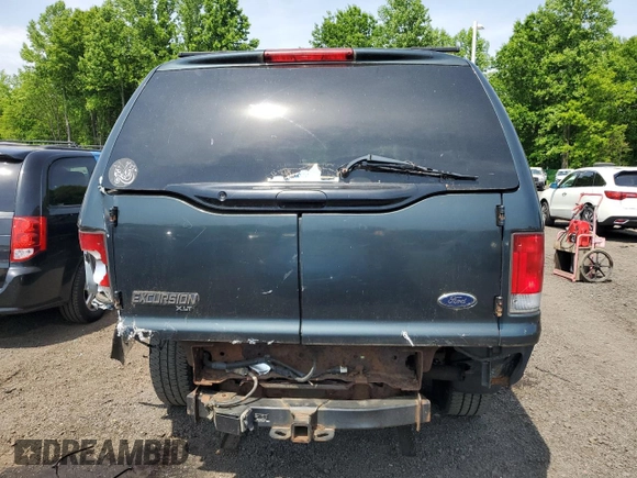 2000 Ford Excursion XLT с VIN 1FMNU41S3YEB85849, выставлен на аукционе Copart как лот 50221845 с пробегом 196 484 миль миль и На запчасти • Non repairable. История ставок и продаж доступна на DreamBid. Изображение 6.