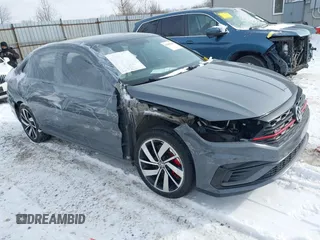 2019 Volkswagen Jetta GLI S with VIN 3VW5T7BUXKM255127, listed as a IAAI auction lot 41602619 with 75,044 mi miles and . Bid and sale history available at DreamBid. Image 1.