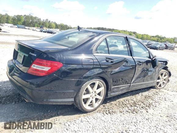 2014 Mercedes-Benz C 300 Sport with VIN WDDGF8AB5EA944492, listed as a Copart auction lot 52721825 with 114,856 mi miles and Salvage Title. Bid and sale history available at DreamBid. Image 3.