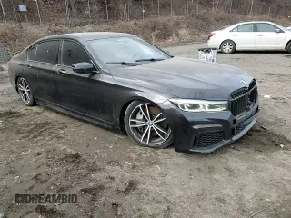 2020 BMW 7 Series 750i xDrive with VIN WBA7U2C05LCD61656, listed as a Copart auction lot 88114005 with 0 mi miles and Salvage Title. Bid and sale history available at carsss.com. Image 11.